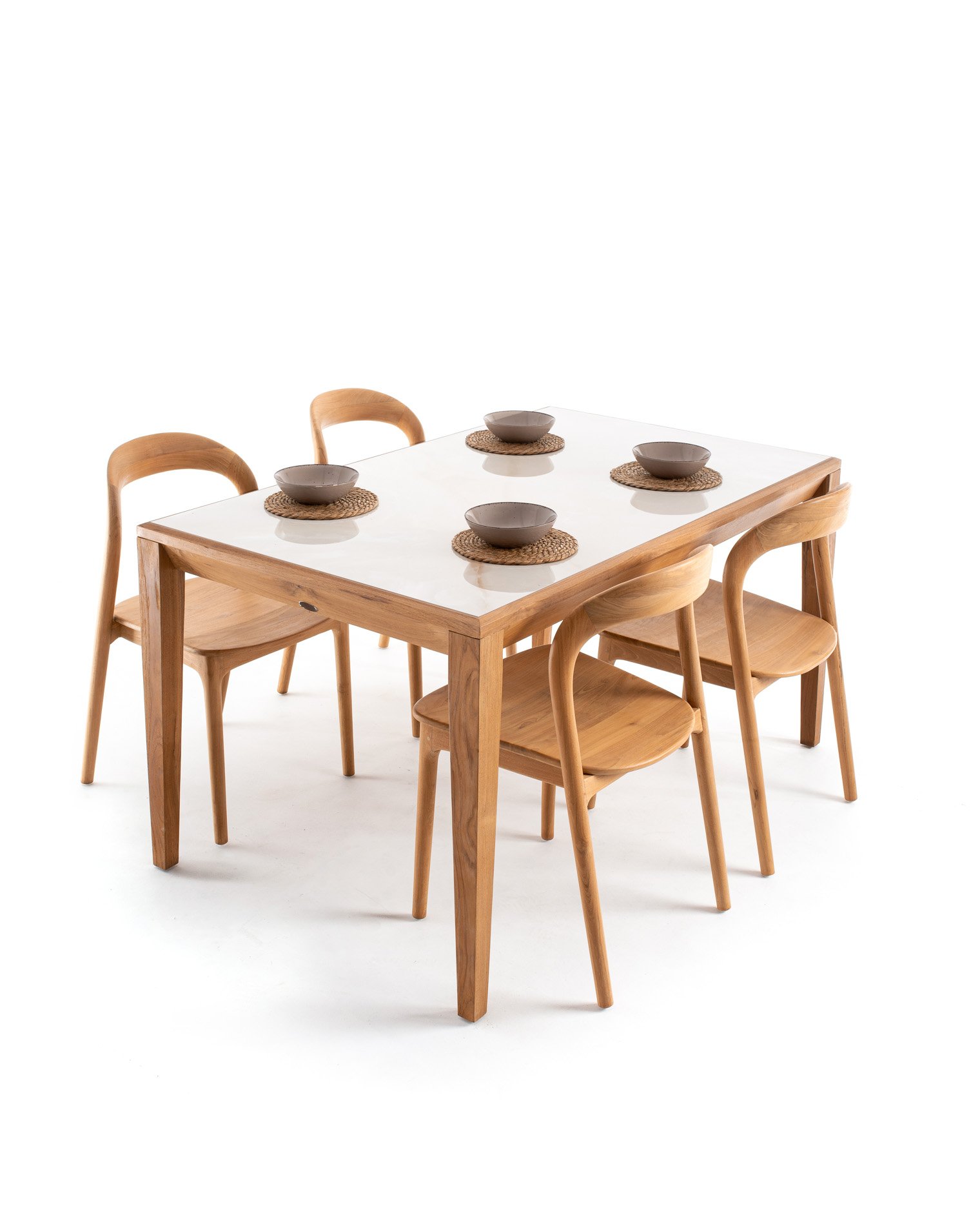 ASTRA DINING TABLE & NEVA DINING CHAIR WOODEN SEAT Thumbnail